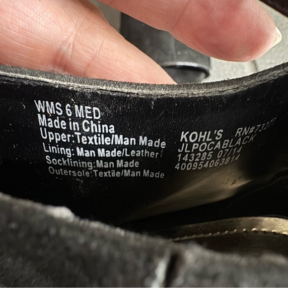 Jennifer Lopez Women’s 6M‎ Black Open Toe Ankle Boots Heels Peep Toe Zipper Heel - Picture 9 of 12